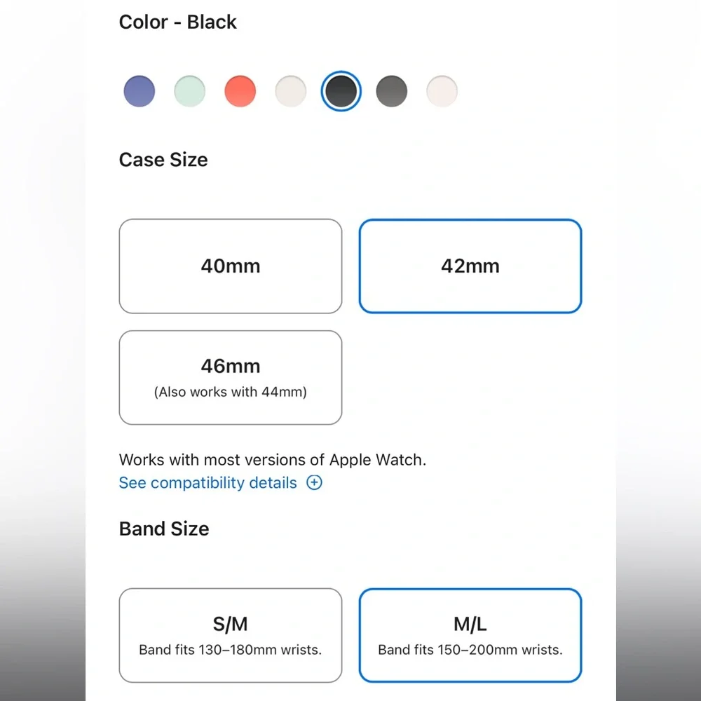 New 42mm M/L Apple Watch Band